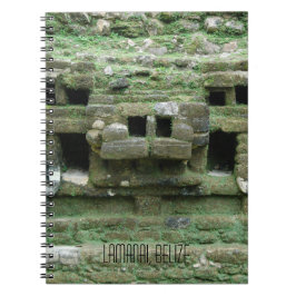 Maya Jaguar Temple Lamanai Belize Travel Journal Notizblock