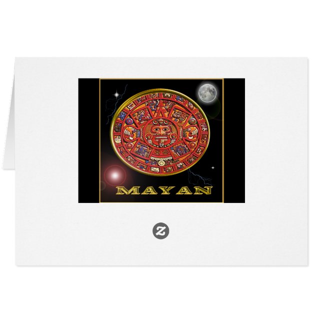 Maya-Kalender (Rückseite Horizontal)