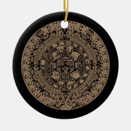 Maya-Kalender 2012 Keramikornament (Vorne)