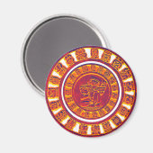 Maya-Kalender 2012 Magnet (Vorderseite/Rückseite)