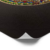 Maya-Kalender - Farbe Poster (Ecke)