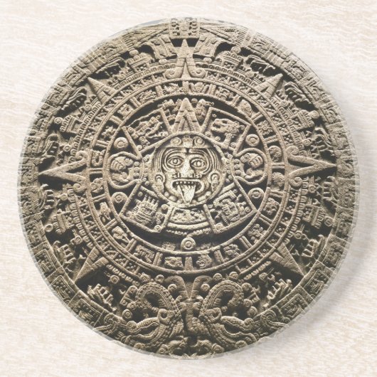 Maya-Kalender Getränkeuntersetzer (Vorne)