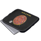 Maya-Kalender Laptopschutzhülle (Vorne Knopf)