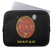 Maya-Kalender Laptopschutzhülle (Vorderseite)