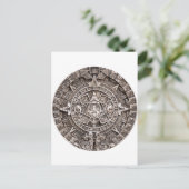 Maya-Kalender Postkarte (Stehend Vorderseite)