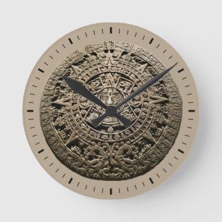 Maya-Kalender Runde Wanduhr