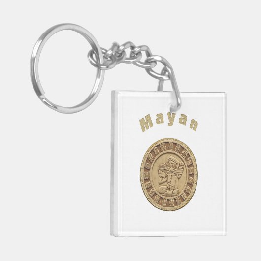 Maya-Kalender Schlüsselanhänger (Vorderseite links)
