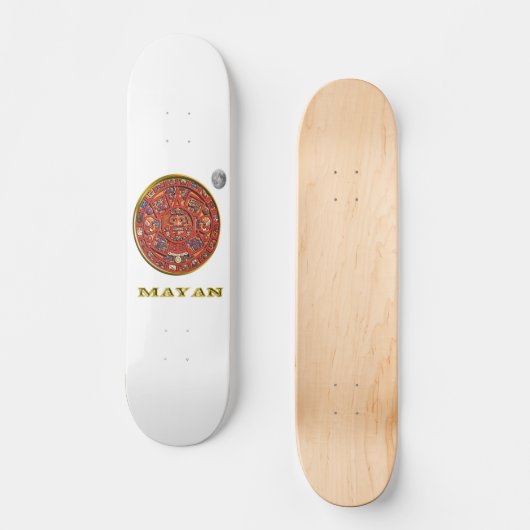 Maya-Kalender Skateboard (Vorderseite)