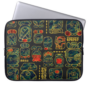 Maya-KalenderGlyphszusammensetzung Laptopschutzhülle