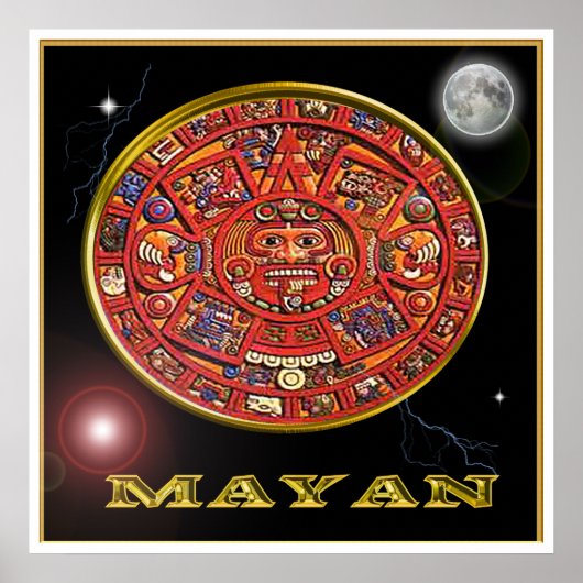 Maya-Kalenderposter Poster (Vorne)