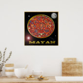 Maya-Kalenderposter Poster (Küche)