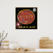 Maya-Kalenderposter Poster (Küche)