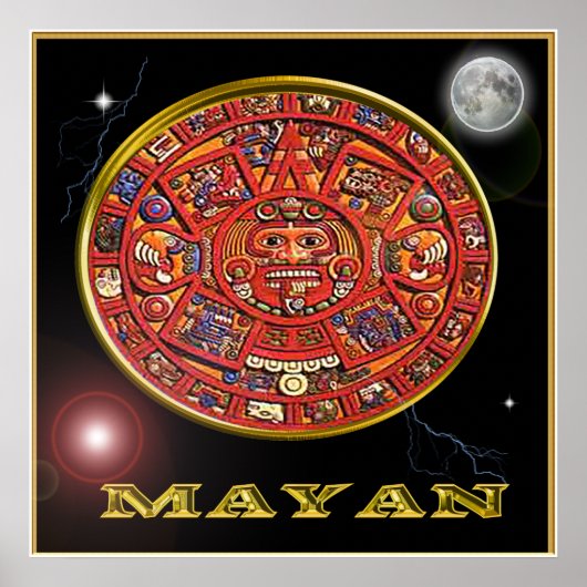 Maya-Kalenderposter Poster (Vorne)