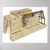 Maya-Korbelbogen. Detail. Mexiko Poster (Vorne)