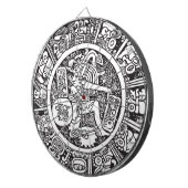 Maya-Kreis, mexikanische Hieroglyph(Maya) Dartscheibe (Vorderseite rechts)
