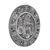 Maya-Kreis, mexikanische Hieroglyph(Maya) Dartscheibe (Vorderseite Links)