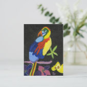 Maya Macaw Postkarte (Stehend Vorderseite)