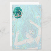 Maya Mermaid von Renee L. Lavoie Briefpapier (Vorne/Hinten)