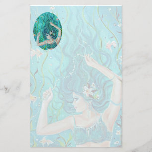 Maya Mermaid von Renee L. Lavoie Briefpapier