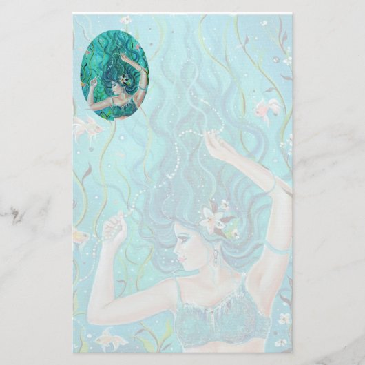 Maya Mermaid von Renee L. Lavoie Briefpapier (Vorderseite)