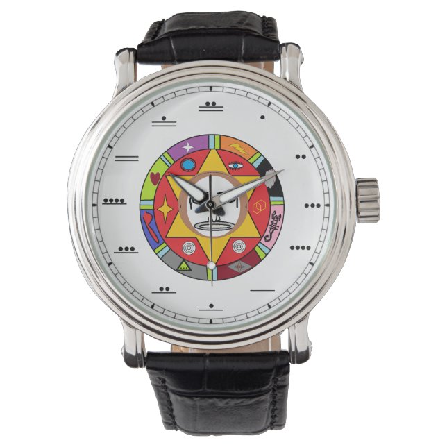 Maya Number Watch Armbanduhr (Vorderseite)