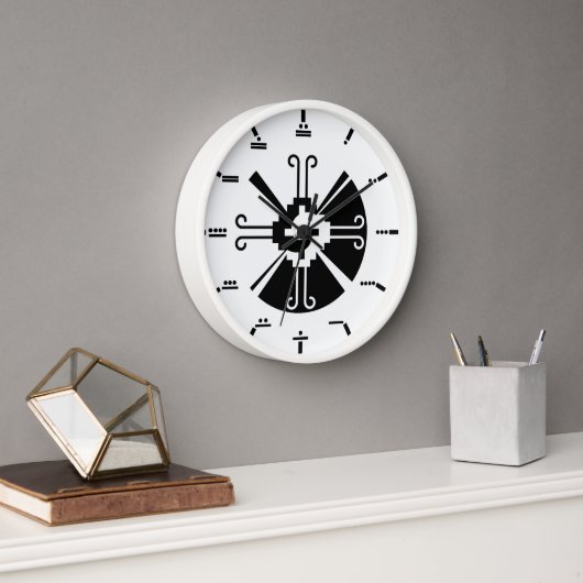 Maya numerals - Hunab Ku Uhr (Büro)