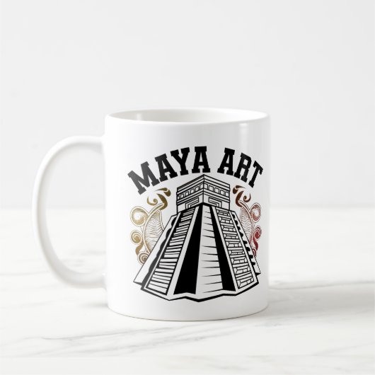 Maya Patterns: Zeitlose Kunst Kaffeetasse (Links)