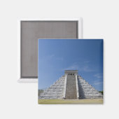 Maya Pyramide, Morgen im März Magnet (Vorderseite/Rückseite)