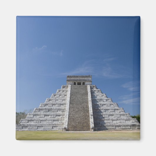 Maya Pyramide, Morgen im März Magnet (Vorne)