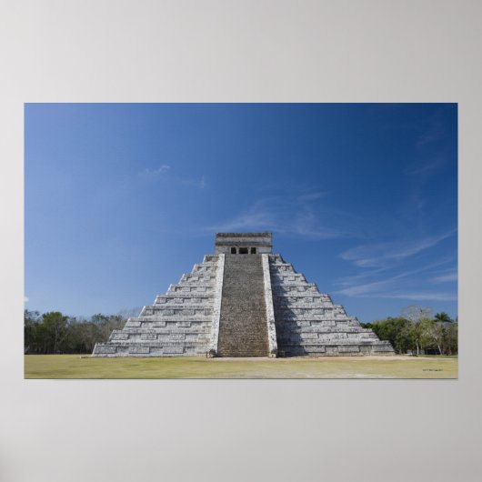 Maya Pyramide, Morgen im März Poster (Vorne)