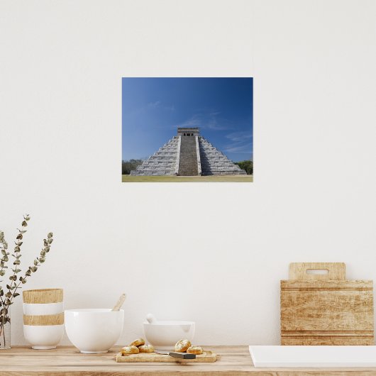 Maya Pyramide, Morgen im März Poster (Küche)