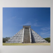 Maya Pyramide, Morgen im März Poster (Vorne)