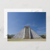 Maya Pyramide, Morgen im März Postkarte (Vorne/Hinten)