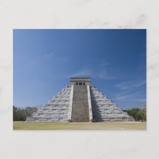 Maya Pyramide, Morgen im März Postkarte (Vorderseite)