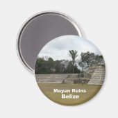 Maya Ruins, Belize Magnet (Vorderseite/Rückseite)