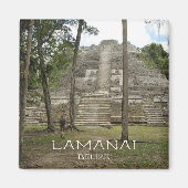 Maya Ruins in Lamanai, Belize Magnet (Vorne)