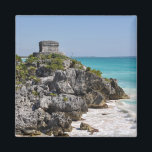Maya Ruins in Tulum Mexiko Magnet<br><div class="desc">Maya Ruins in Tulum Mexiko</div>