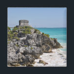 Maya Ruins in Tulum Mexiko Magnet<br><div class="desc">Maya Ruins in Tulum Mexiko</div>