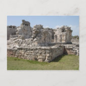 Maya Ruins, Tulum, Mexiko Postkarte (Vorderseite)