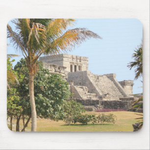 Maya Ruins Tulum, Tulum Ruins Mexiko Mousepad