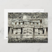 Maya-Schnitzerei Postkarte (Vorne/Hinten)