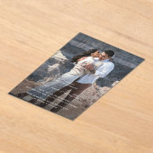 Maya Simple Foto Moderne Hochzeit Acryleinladungen (Ablage )