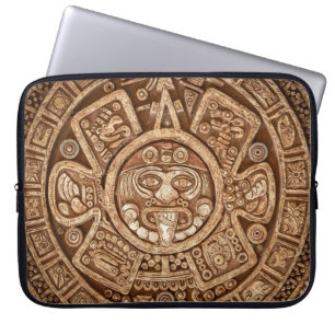 Maya-Stammes-Heide: Ornamentale Textur Laptopschutzhülle