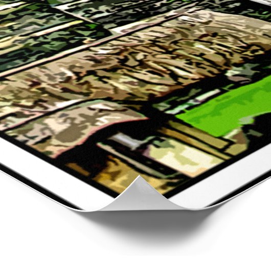 Maya-Tempel in Tikal, Guatemala Poster (Ecke)