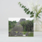 Maya-Tempel Postkarte (Stehend Vorderseite)