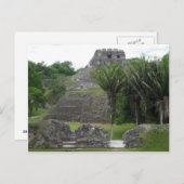 Maya-Tempel Postkarte (Vorne/Hinten)