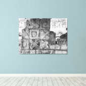 Maya Tic-Tac-Toe? Leinwanddruck (Insitu (Holzboden))