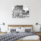 Maya Tic-Tac-Toe? Leinwanddruck (Insitu (Schlafzimmer))