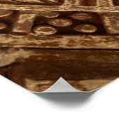 Maya Tribal Pagan: Ziertextur Poster (Ecke)