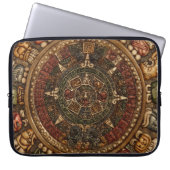 Maya- und aztekischer Kalender durch Laptopschutzhülle (Vorderseite)